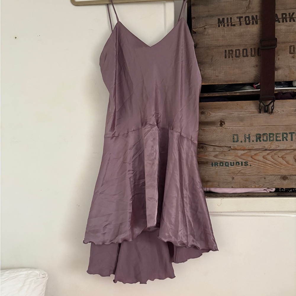 Vintage La Vie en Rose Asymmetric Hem Camisole/Tank Top Size Small